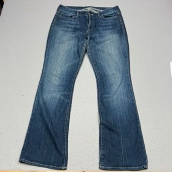 Express Denim - Express Wide Leg Jeans 10L Flare Medium Wash